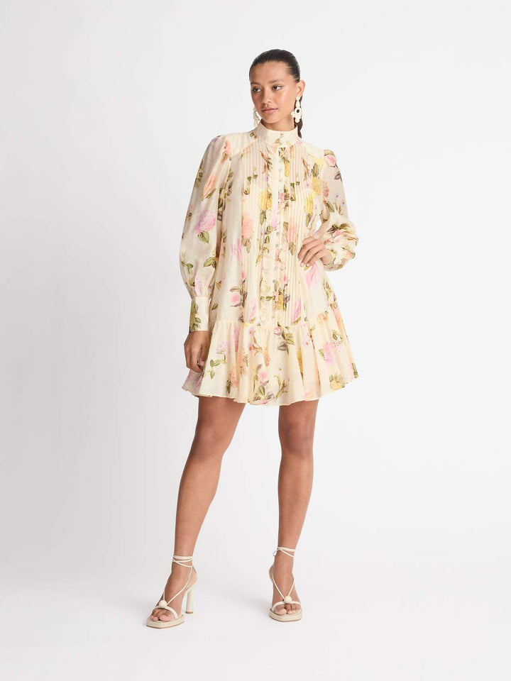 Mini Hemdkleid mit Spitzenrand – Sylvie