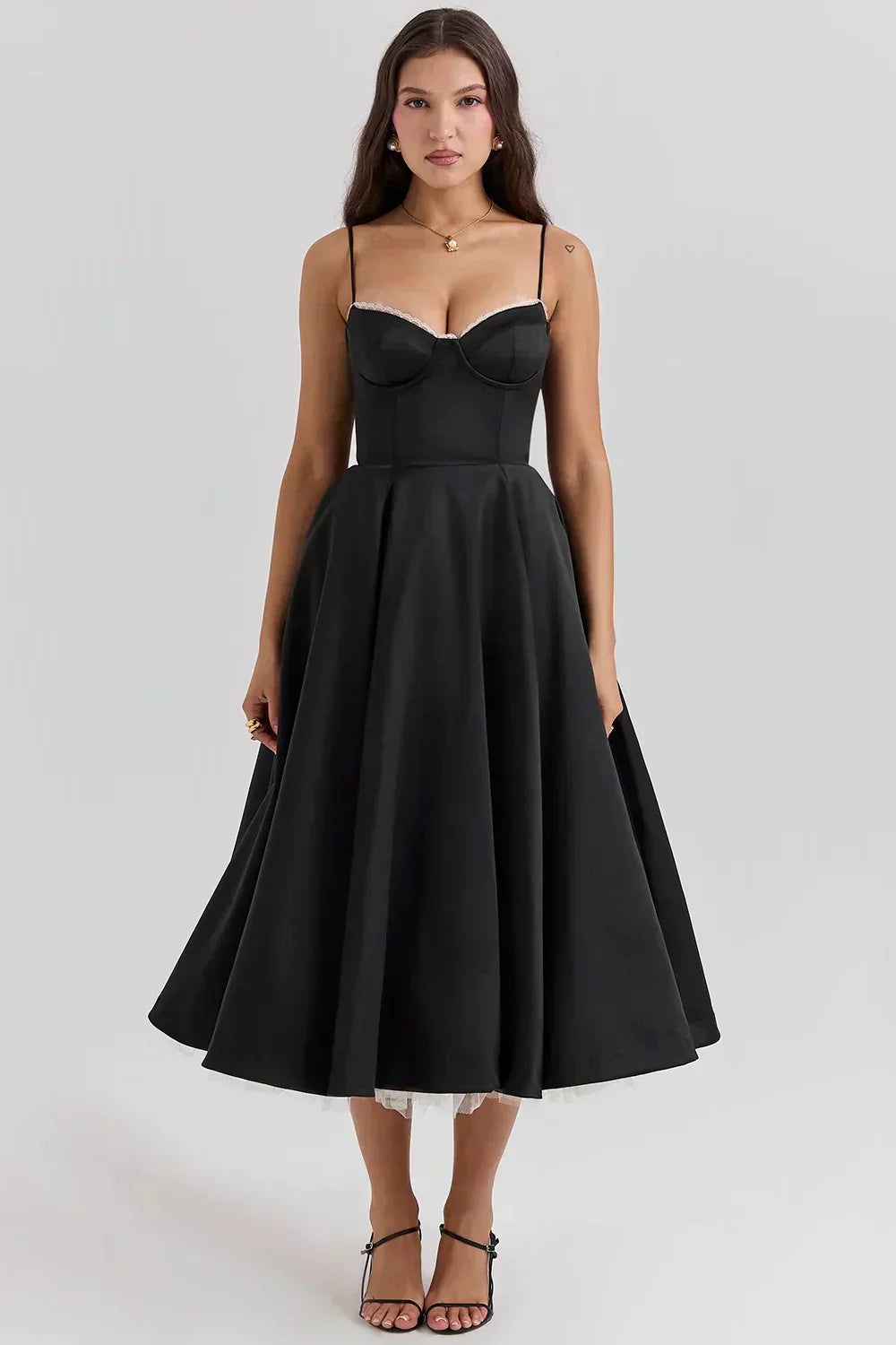 Britta – Midikleid aus Luxus – Produktansicht 5