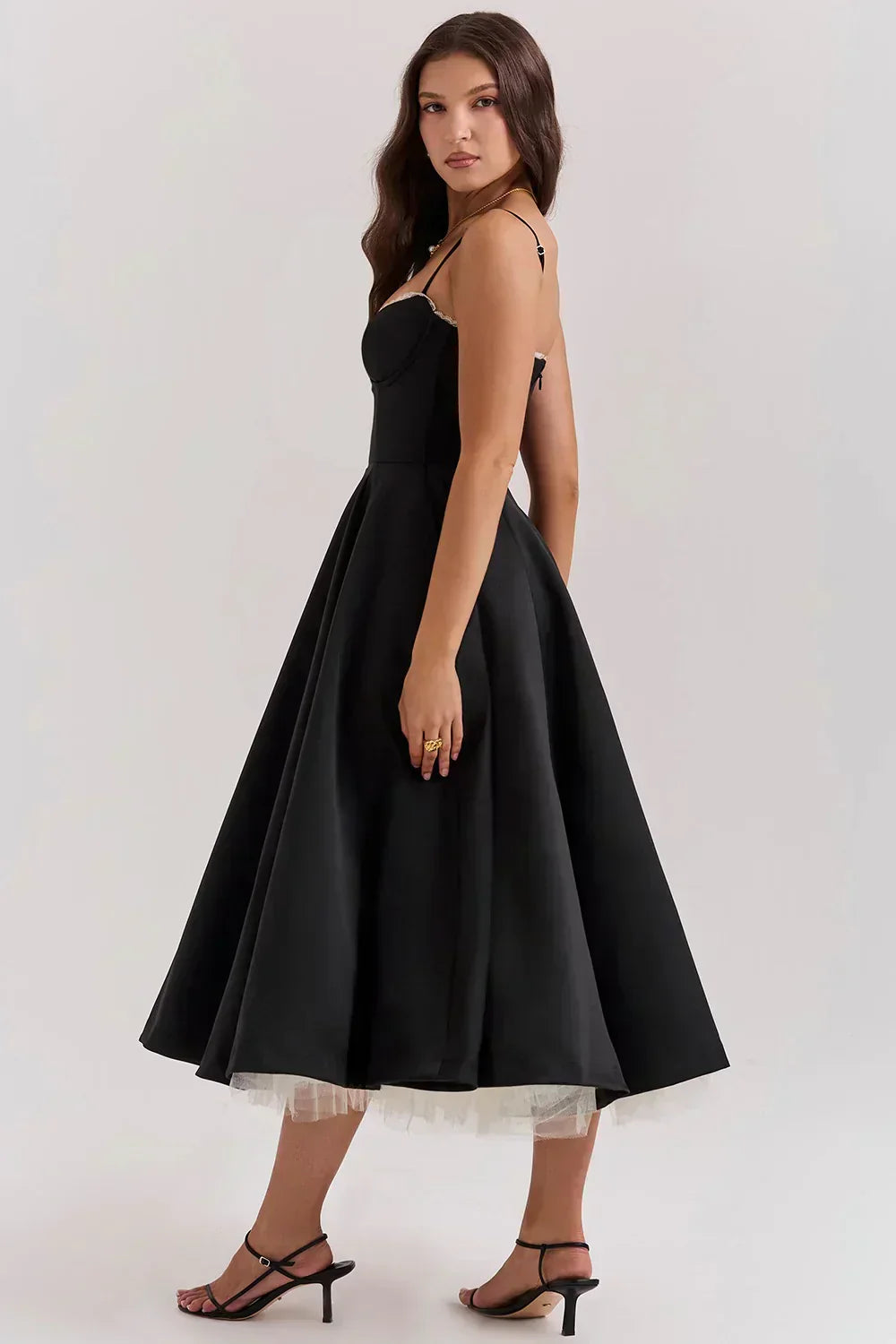 Britta – Midikleid aus Luxus – Produktansicht 8