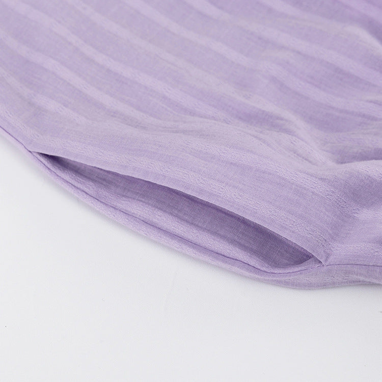 Theresa – Luftiges Set aus geknöpfter Bluse und Shorts – Produktansicht 10