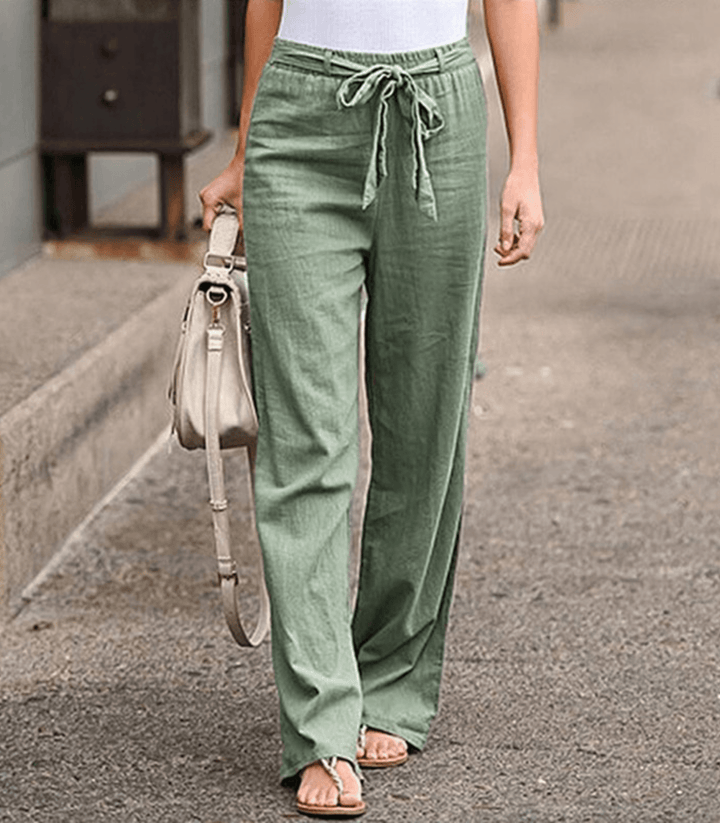 Ida – Damen-Relaxhose mit Kordel und elastischem Bund – Produktansicht 5