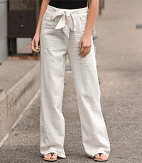 Ida – Damen-Relaxhose mit Kordel und elastischem Bund – Produktansicht 2