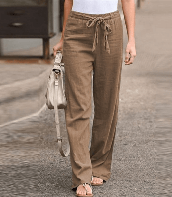 Ida – Damen-Relaxhose mit Kordel und elastischem Bund – Produktansicht 6