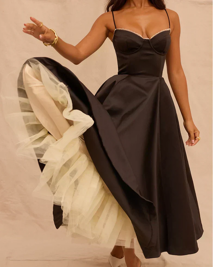 Britta – Midikleid aus Luxus – Produktansicht 6