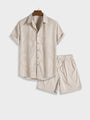 Herren Corduroy Shorts mit Knopfverschluss – Sven