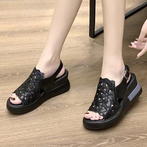 Damen-Komfortsandalen City-Look – Sissy