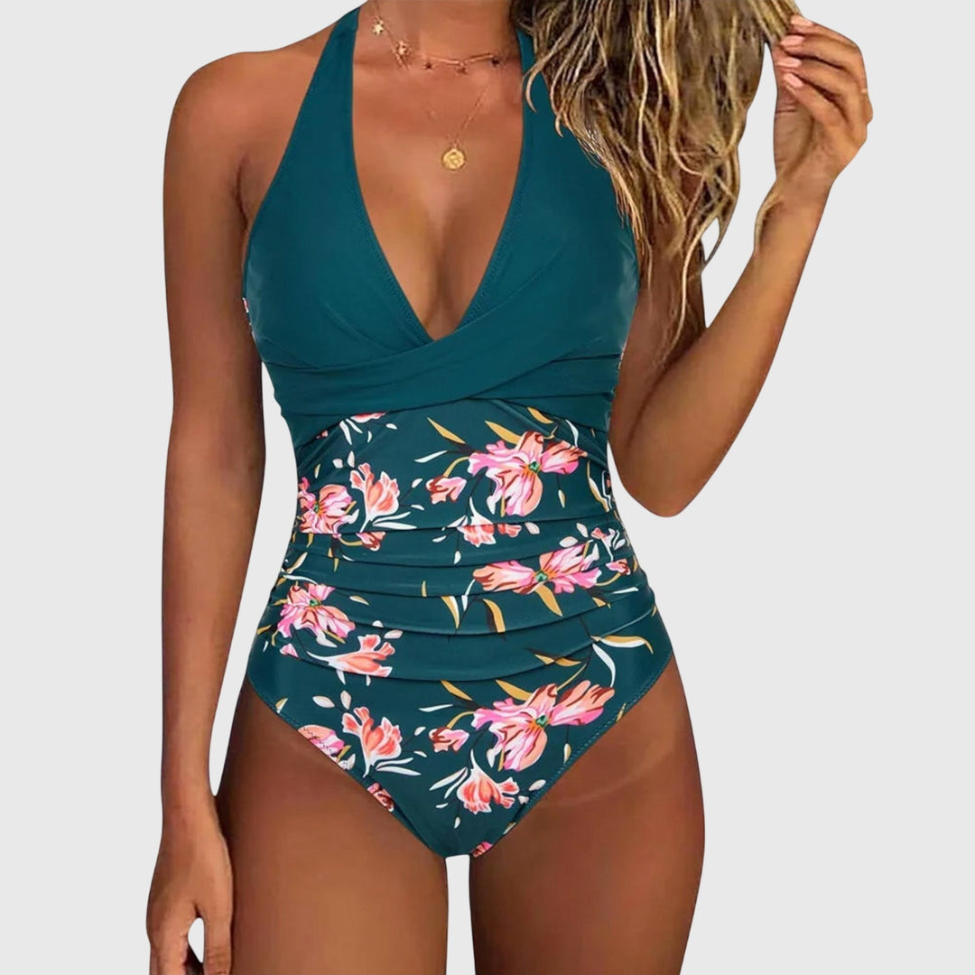 Johanna – Elegante Damen-Bademode mit V-Ausschnitt – Produktansicht 1
