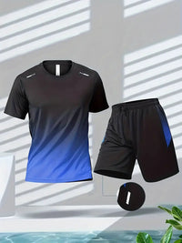 Zweiteiliges atmungsaktives Herren-Sportset – Jarek