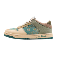 Stilvolle Unisex Kunst-Sneakers mit Mandelblüten-Print – Arta