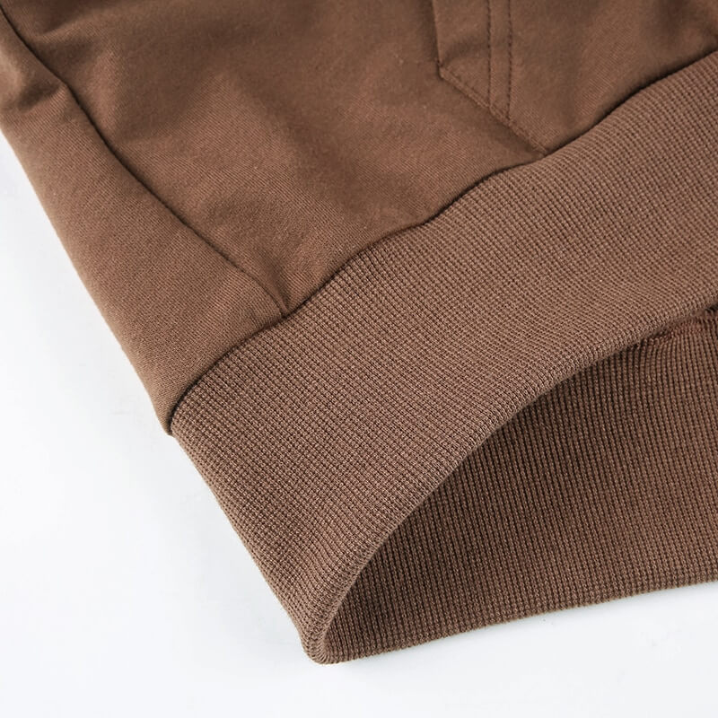 Trendige Figurbetonte Damen Cropped Zip-Up Hoodie mit Kapuze – Alina