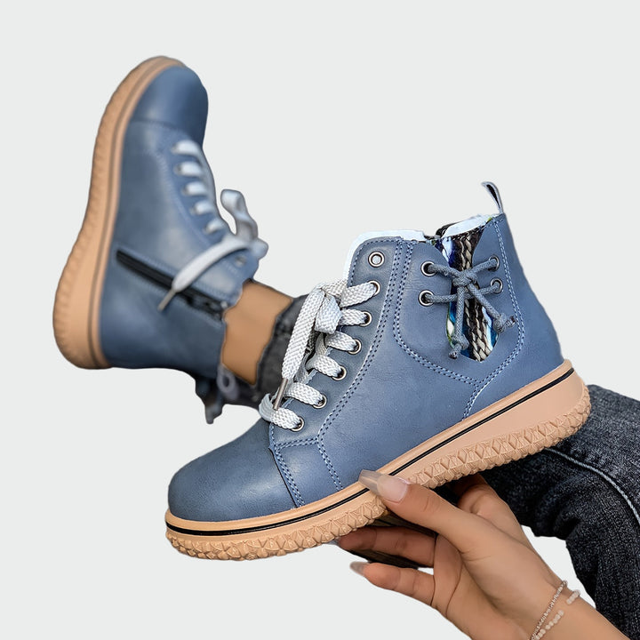 Armgard – Orthopädische Leder-Stiefeletten – Produktansicht 3