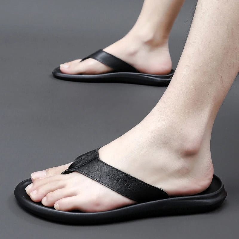 Bequeme & Stilvolle Herren Outdoor-Sommerslipper – Leano