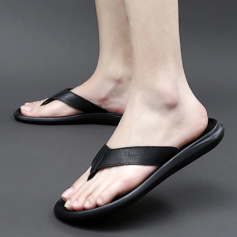 Bequeme & Stilvolle Herren Outdoor-Sommerslipper – Leano