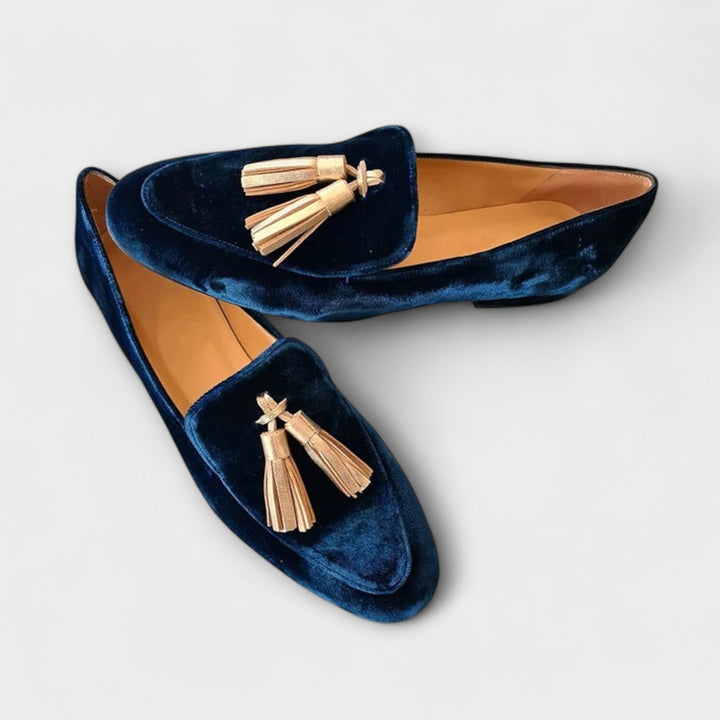 Pauline – Vintage-Loafer mit Fransen – Produktansicht 2