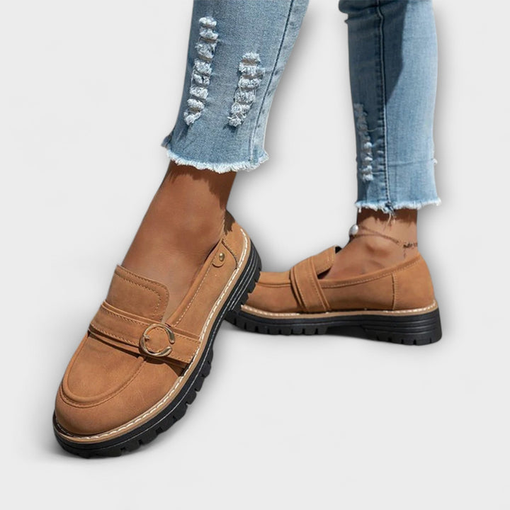 Nicole – Lässige Loafer mit runder Spitze – Produktansicht 9