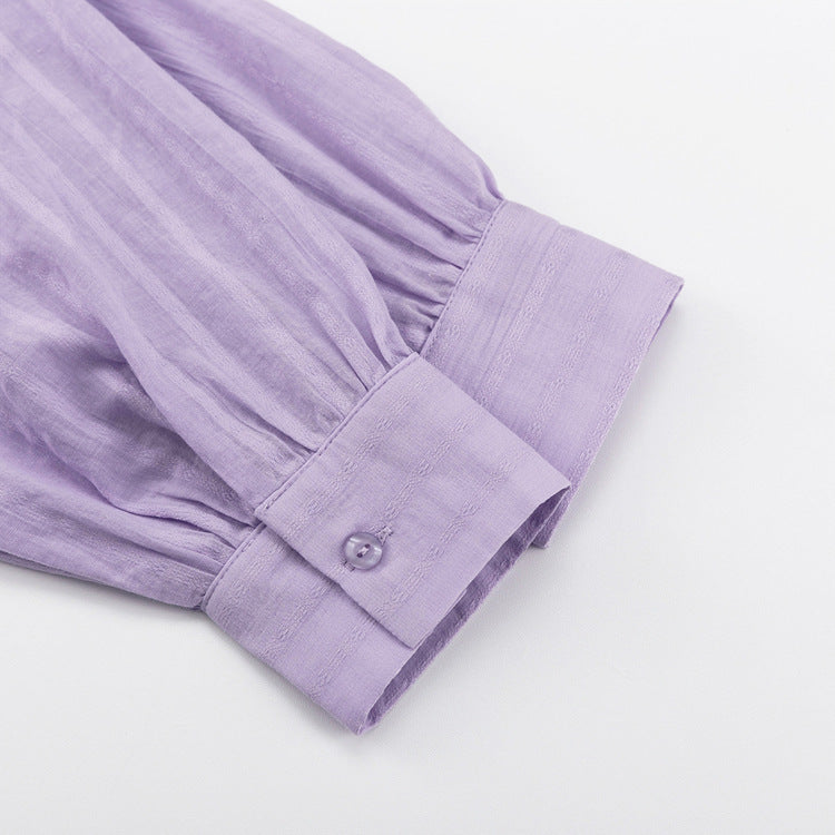 Theresa – Luftiges Set aus geknöpfter Bluse und Shorts – Produktansicht 8