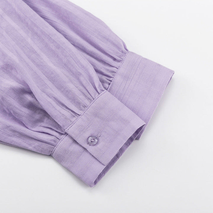 Theresa – Luftiges Set aus geknöpfter Bluse und Shorts – Produktansicht 8