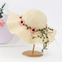 Damen Sommer Strohhut mit Blumen- und Fruchtdetails – Solène