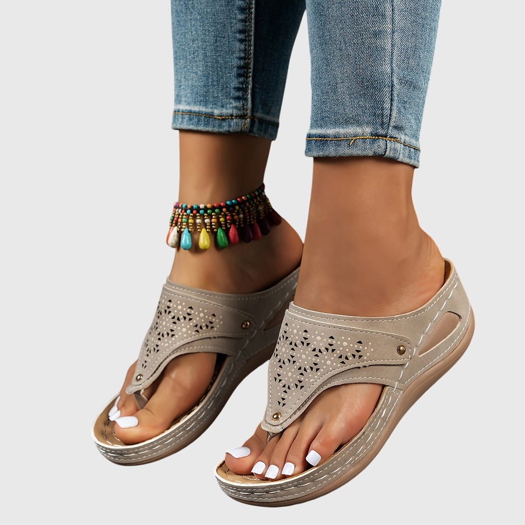 Rose – Zehentrenner-Sandalen – Produktansicht 1