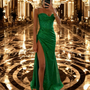 Elegantes Satin-Abendkleid mit Herz-Ausschnitt – Aurora