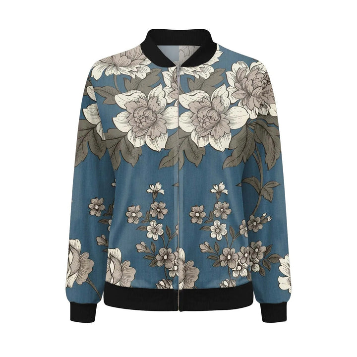 Damen Sommerjacke mit feinem Blumenmuster – Fiora