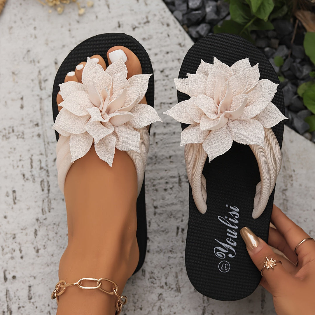 Rose – Elegante Blumensandalen – Produktansicht 1