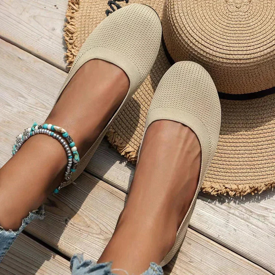 Orthopädische Damen-Ballerinas mit Komfortsohle & klassischem Design – Mia