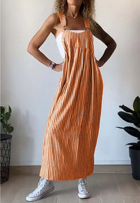 Stilvoller Gestreifter Casual Jumpsuit mit Komfort-Schnitt – Liana