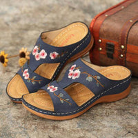 Orthopädische Blumen-Sandalen für Damen – Florina