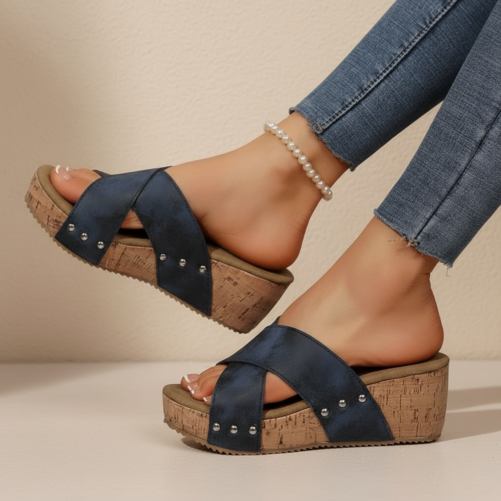 Eva-Marlene – Boho-Keilsandalen – Produktansicht 2