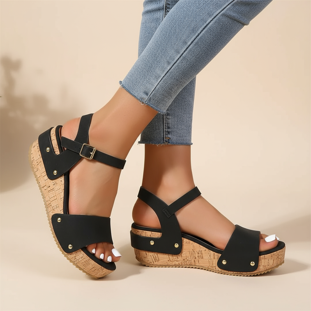 Eva-Rieke – Elegante Keilsandalen – Produktansicht 2