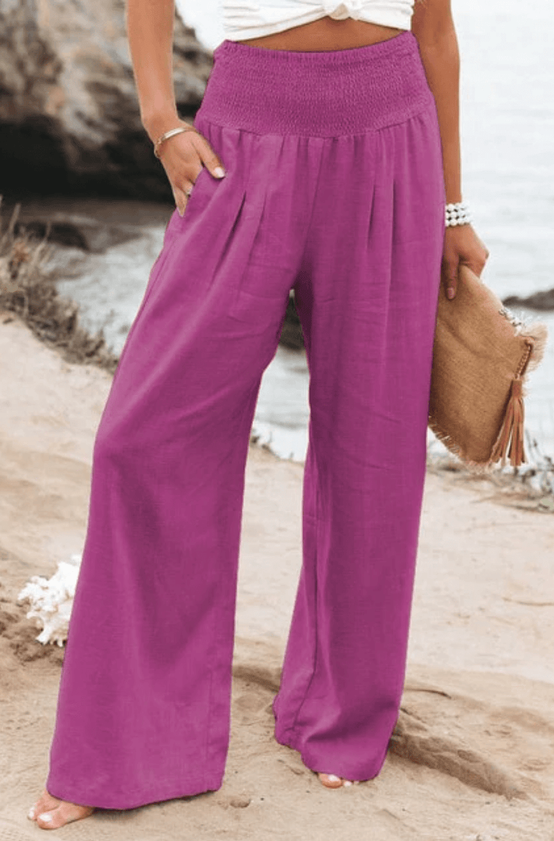 Elegante Palazzo Hose mit Boho-Flair – Yasmin