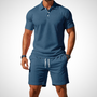 Lässiges Poloshirt- und Shorts-Set für Herren – Enrico