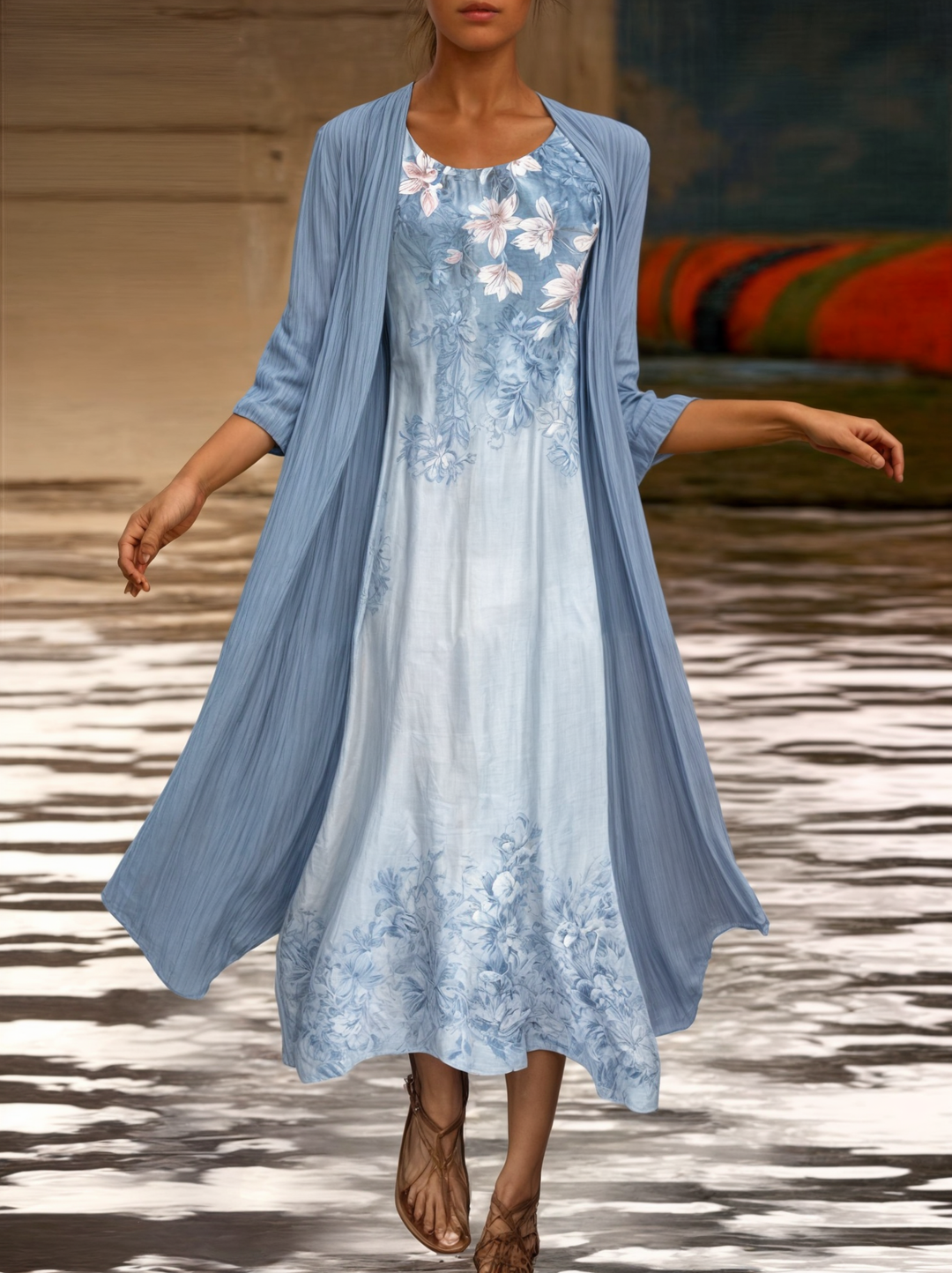 Kleid mit Blumenmuster – Eliana
