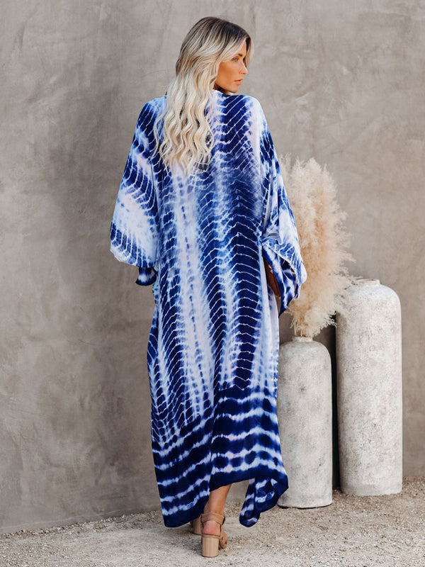 Gewebter Kimono mit Bindegürtel – Leona