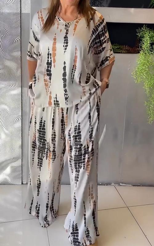 Paula – Legeres bedrucktes Set – Produktansicht 2