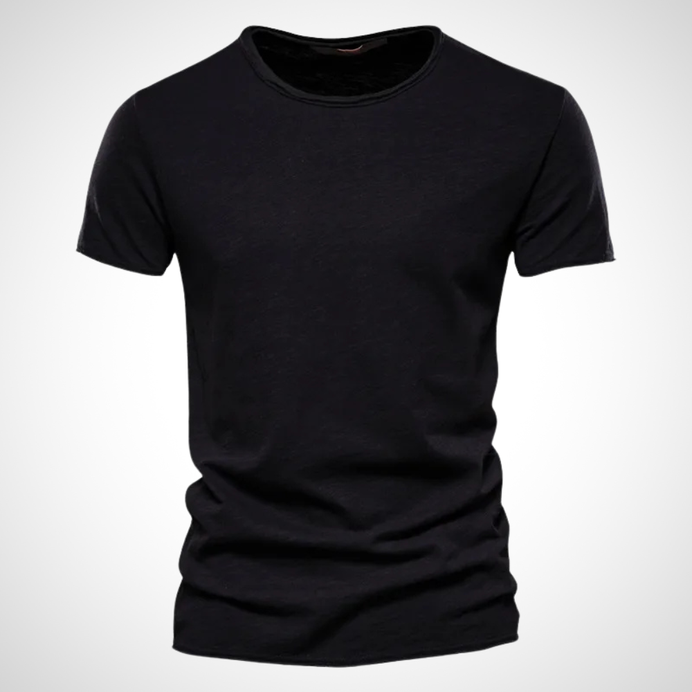 Klassisches Atmungsaktives Baumwollshirt für Herren – Marco