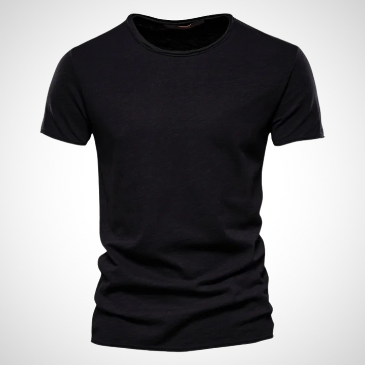Klassisches Atmungsaktives Baumwollshirt für Herren – Marco