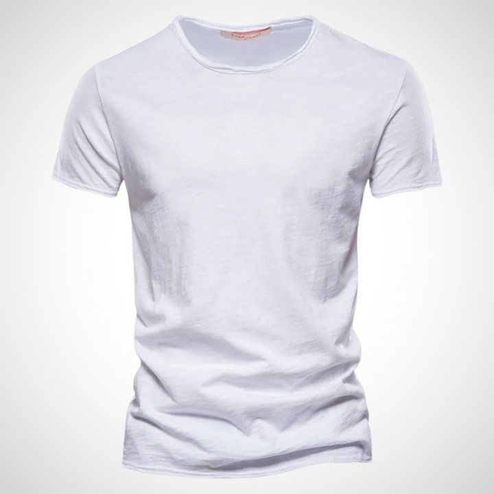 Klassisches Atmungsaktives Baumwollshirt für Herren – Marco