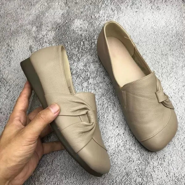 Leder-Damenschuhe mit Rutschfester Sohle – Aurora