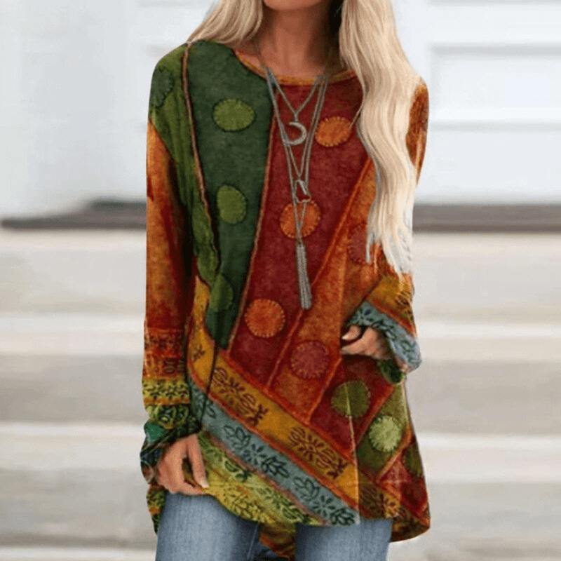 Femininer Herbstpullover mit Vintage-Flair – Elisa