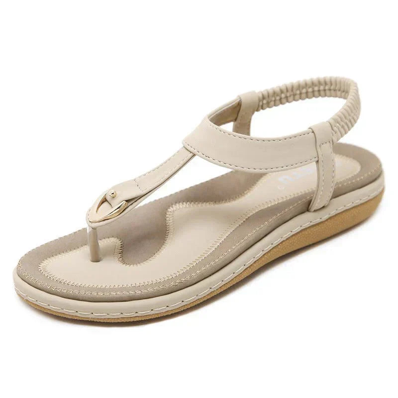 Leichte flache Sommer-Sandalen für Damen – Elodie