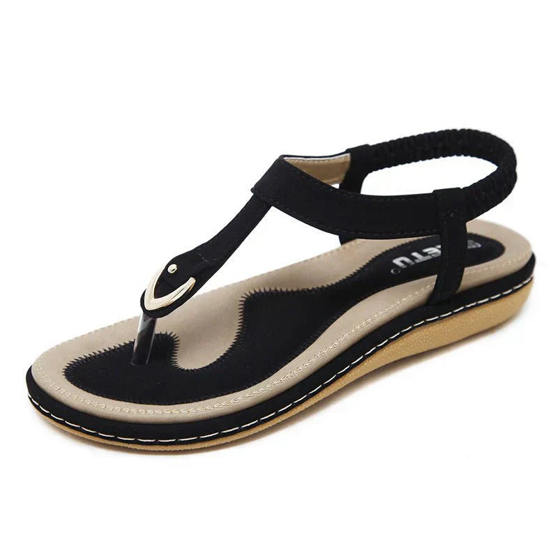 Leichte flache Sommer-Sandalen für Damen – Elodie