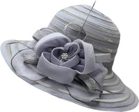 Eleganter Damen Sonnenhut aus Organza – Mirielle