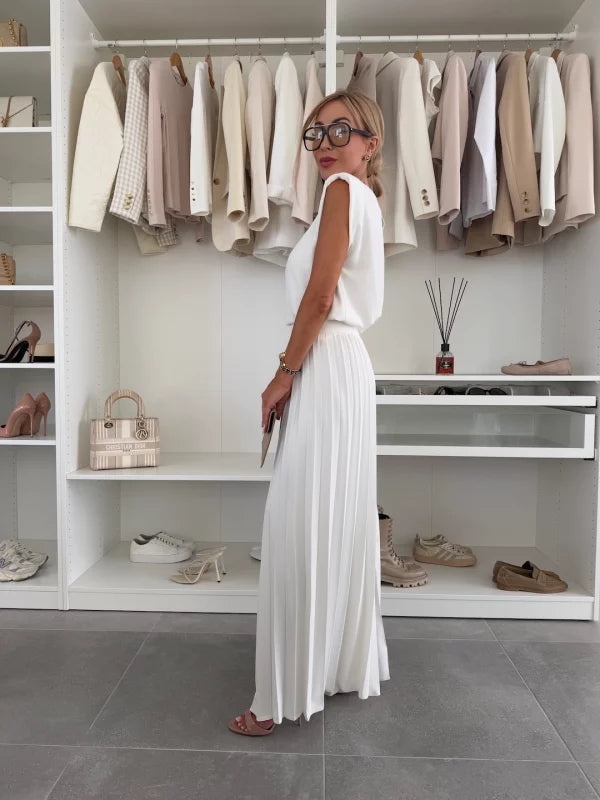 Magdalena – Elegantes Plissee-Ensemble – Produktansicht 6