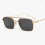 Vintage Unisex Sonnenbrille mit Doppelsteg – Aero