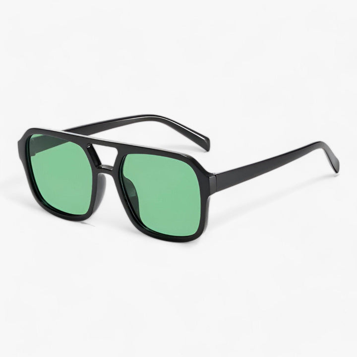 Vintage Oversized Sonnenbrille mit Eckigem Rahmen – Spectra