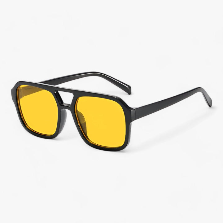 Vintage Oversized Sonnenbrille mit Eckigem Rahmen – Spectra
