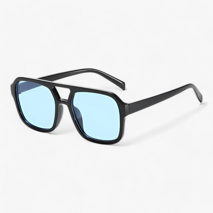 Vintage Oversized Sonnenbrille mit Eckigem Rahmen – Spectra