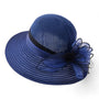 Eleganter Damen Sonnenhut mit breiter Krempe – Bellavue